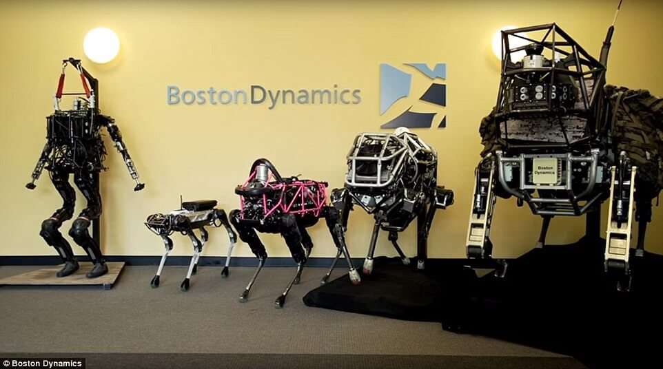 Alphabet vende la división de robots, Boston Dynamics