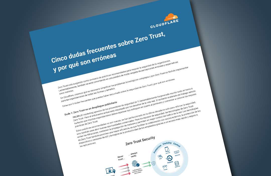 Cinco mitos frecuentes sobre Zero Trust y por qué son erróneos
