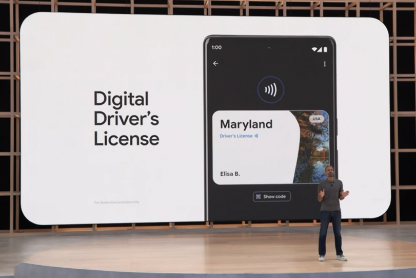 presentación de licencia de Google Wallet