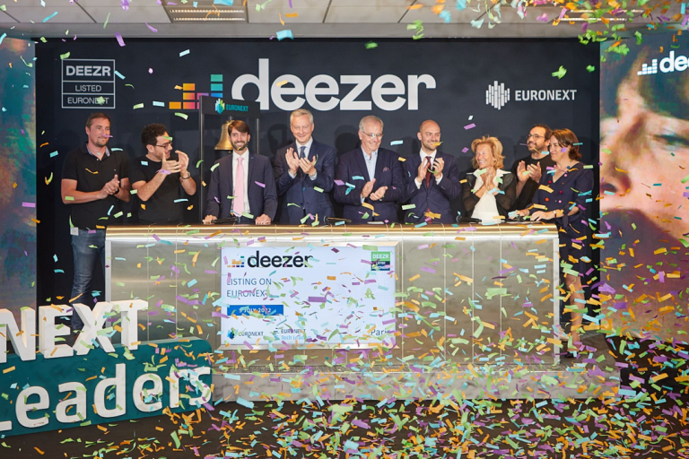 El unicornio francés Deezer debuta en bolsa y sus acciones se hunden 35%