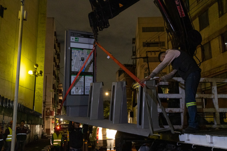 Instalan primera nueva cicloestación de Ecobici en Benito Juárez