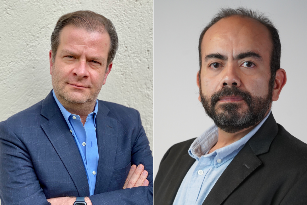 Los directores de Netskope México y Vívaro Telecom.