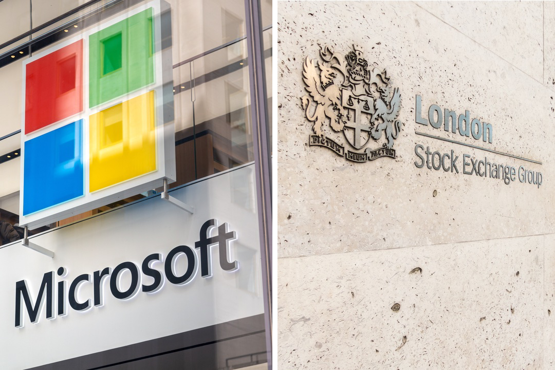 Microsoft adquirirá 4% de LSEG, propietaria de la Bolsa de Londres