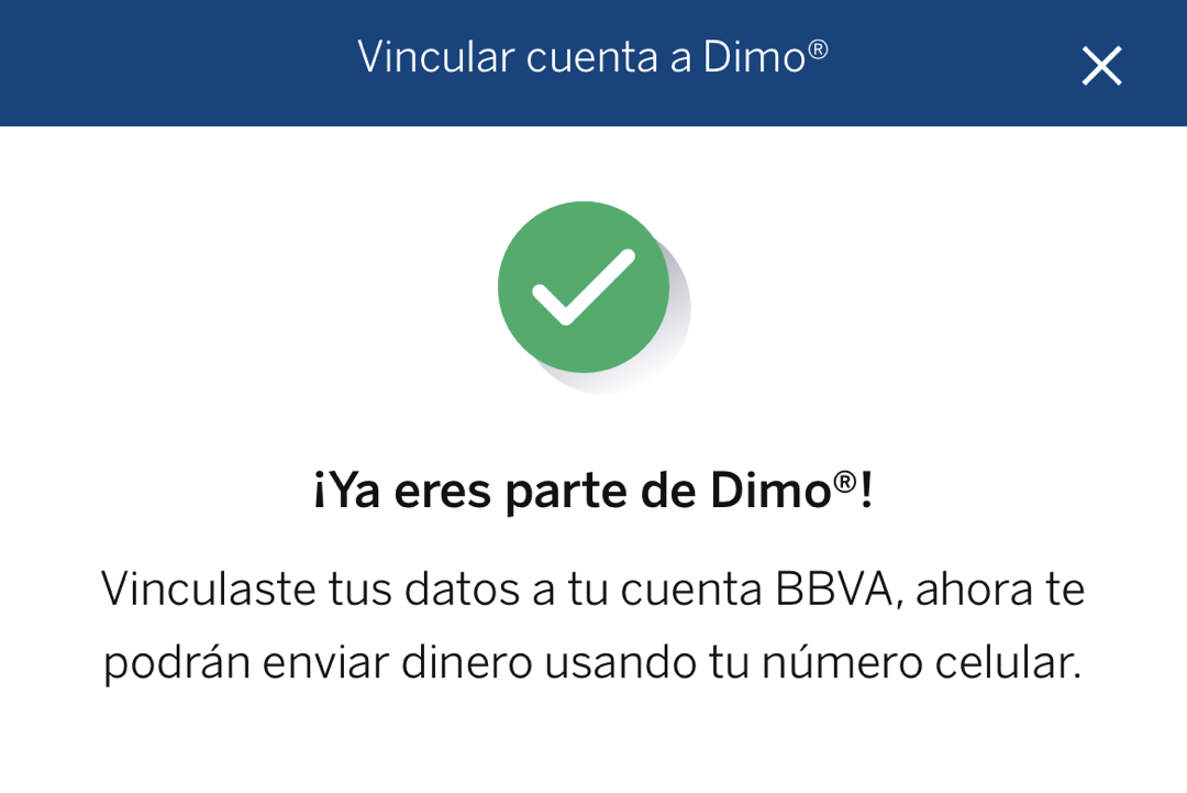 BBVA México estrena DiMo en su app para transferencias entre sus usuarios